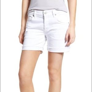Citizens of Humanity White Skyler Shorts NWOT